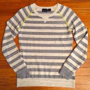 Kersh▪️Grey Marl Stripe Sweater